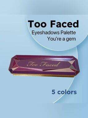 RARE⚡️🇺🇸🆕NWOB TOO FACED |5 colors| Chic You are a gem Eyeshadow Palette